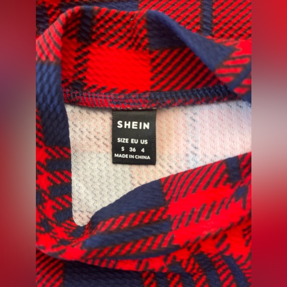 Tartan midi turtle neck dress - Picture 6 of 8